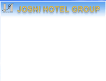 Tablet Screenshot of joshihotels.com